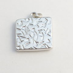 Pewter with Sterling Silver Fancy spiral galaxy & star pendant, astronomy, stars