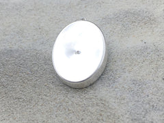 Sterling silver 30mmx 22mm Oval Pendant with Shell, Shells, Flip Flops, Sea glass, Sandals, Beach Haven, Taylor Ave, LBI New Jersey shore, tide pool,  alcohol ink art,  beach comber
