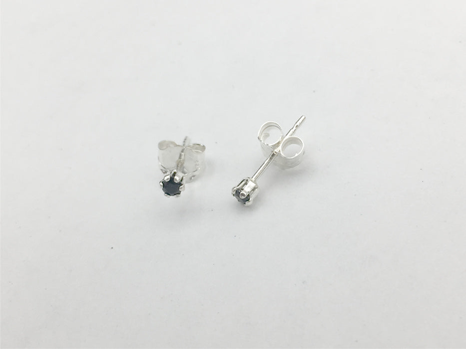 Clare Elizabeth Kilgour Jewellery | Small Round Line Sterling Silver Stud  Earrings