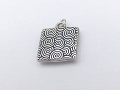Pewter w/Sterling Silver Clan Buchanan Tartan pendant,trinity knot,triquetra