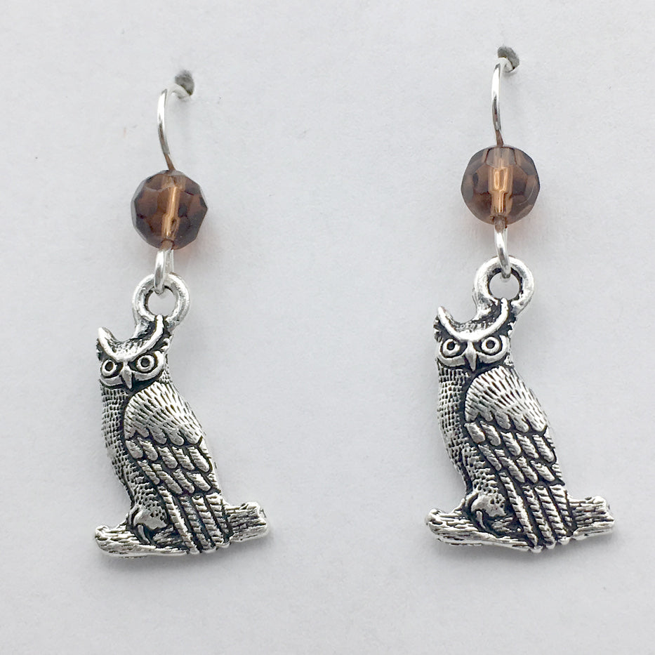 Details 212+ sterling silver owl earrings