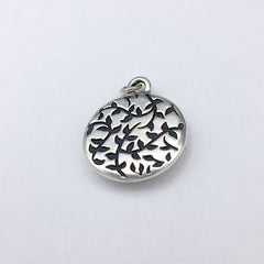 Pewter frame, sheet music, sterling silver Treble clef pendant-resin, waltz,note