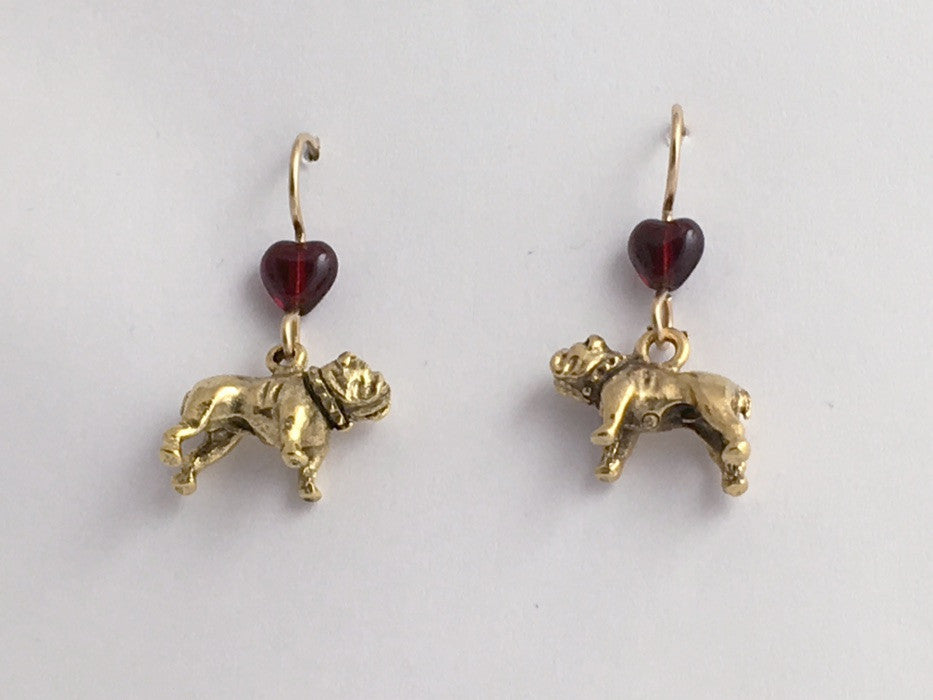 bulldog earrings