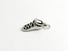Sterling Silver  Irish Dance soft shoe charm or pendant- Feis- Dancer, feisanna