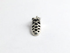 Sterling Silver  Irish Dance soft shoe charm or pendant- Feis- Dancer, feisanna