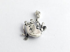 Sterling Silver Bagpipe Charm or pendant- Celtic, Music, Bagpiper, Piper, Bag
