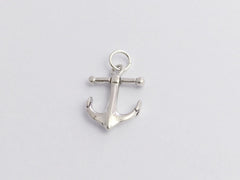 Sterling Silver Anchor pendant or charm,ship,Navy,naval, sea,boat, 3/4 inch long