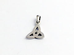 Sterling Silver  Celtic Trinity Knot pendant with bail, Triquetra, Knots,