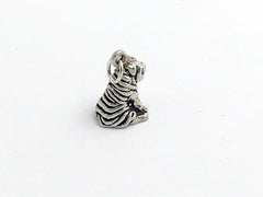 Sterling Silver sitting Shar pei dog charm or pendant- Shar-pei,dogs, Sharpei