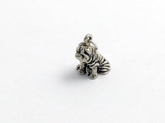 Sterling Silver sitting Shar pei dog charm or pendant- Shar-pei,dogs, Sharpei