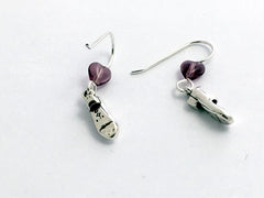 Sterling Silver tap shoe dangle earrings- shoes, dance, dancing, dancer, jazz