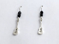 Sterling Silver Ukulele dangle Earrings-music, musician, Hawaii, Ukuleles, Uke