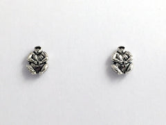 Sterling Silver & Surgical Steel gorilla stud earrings-Ape, Apes, Gorillas,studs