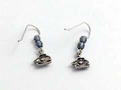 Sterling silver small Koala bear w/baby dangle earrings-Australia, joey, koalas
