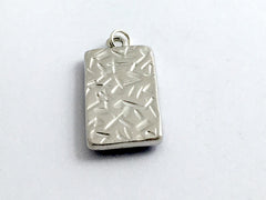 Pewter frame,water print, sterling silver seahorse pendant-resin,ocean,sea horse